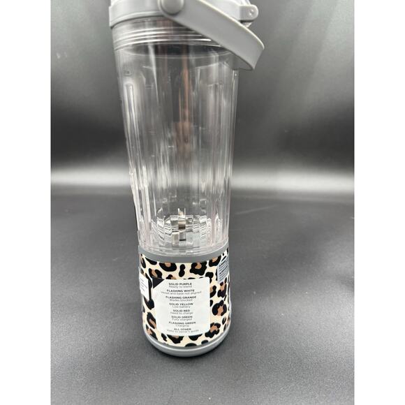 Ninja Blast 18 oz Portable Blender Leopard Print BC105CT - Picture 2 of 5